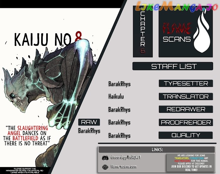 Kaiju No. 8 chapter 6.1 image 01